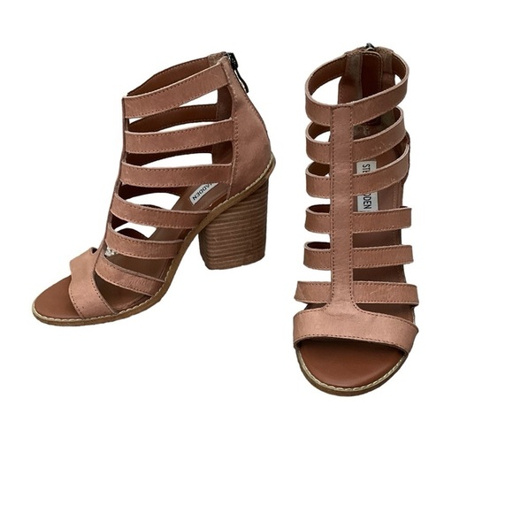 Steve Madden Heeled Strappy Sandals Size 7.5 - Picture 1 of 9